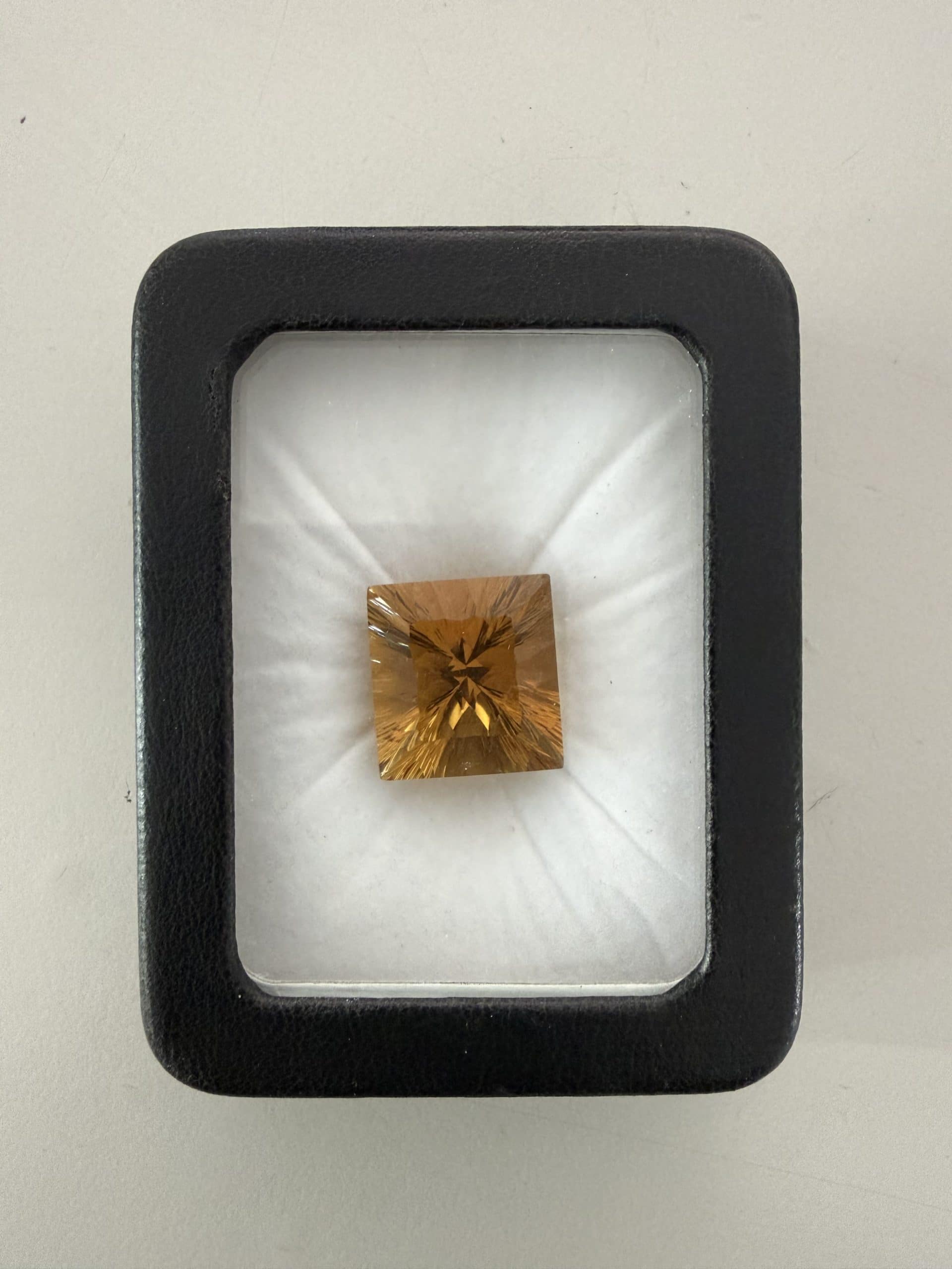 37.30ct Cushion Cut Citrine Gemstone | Large Natural Citrine South Africa 1 Natural 37.30ct cushion cut citrine gemstone available in Midrand, South Africa. A bold collector-grade citrine ideal for bespoke jewellery, gemstone collectors, and luxury buyers.